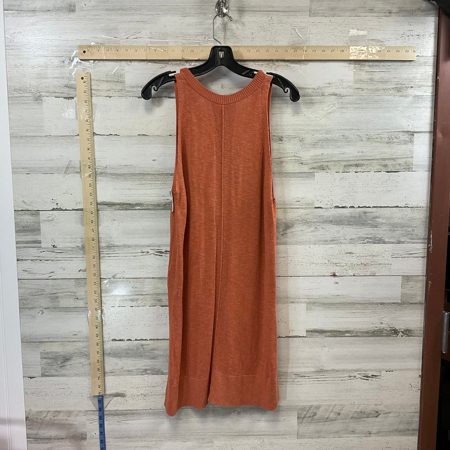 Orange Top Sleeveless Anthropologie, Size M