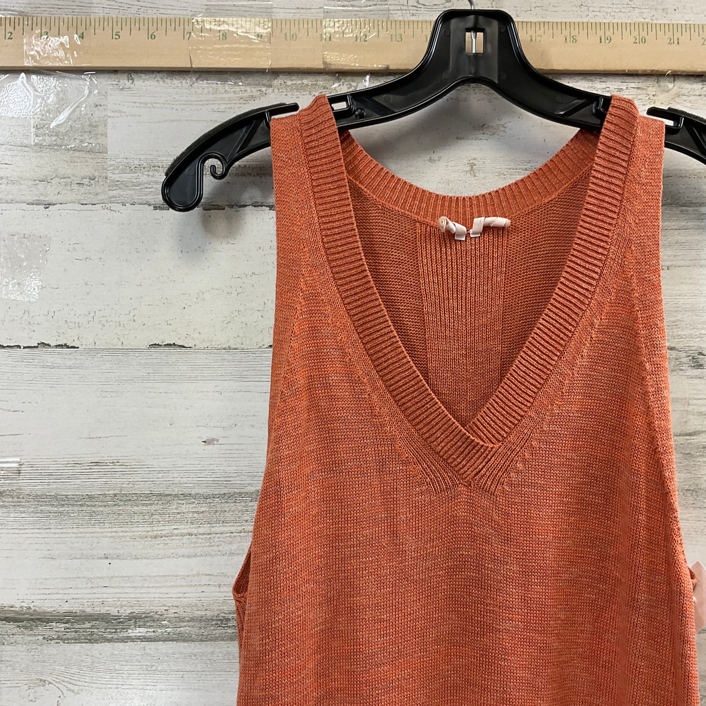 Orange Top Sleeveless Anthropologie, Size M