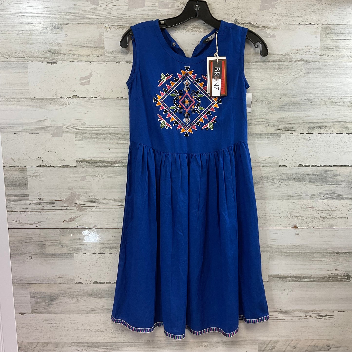 Dress Casual Short By BRONZ In Blue, Size: Xs