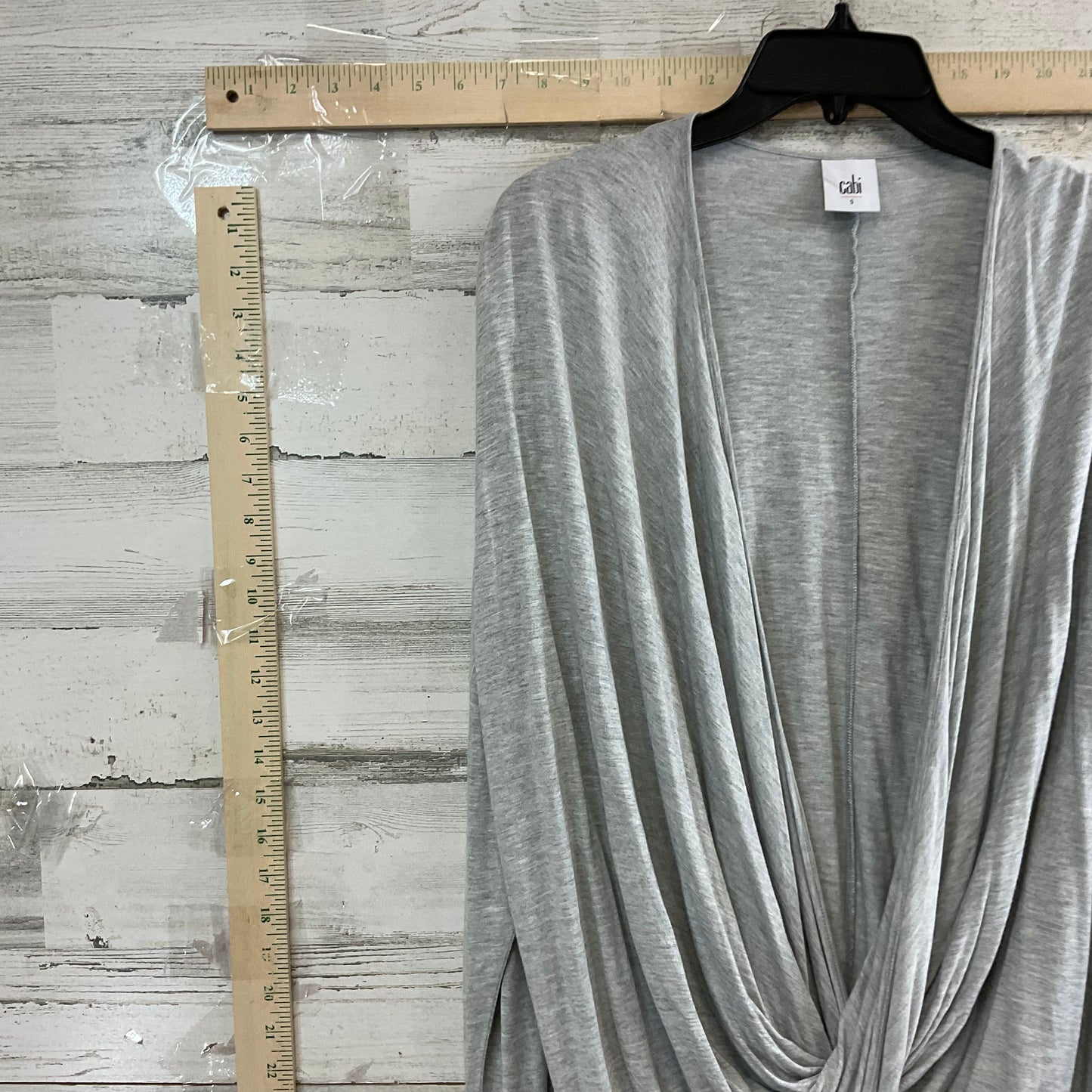 Grey Top Long Sleeve Cabi, Size S