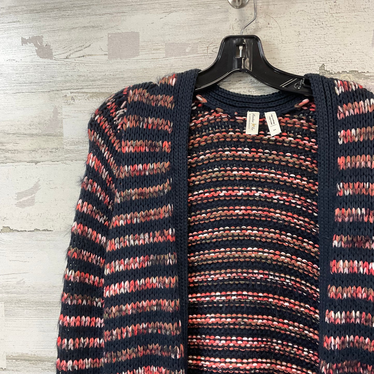 Sweater Cardigan By Meadow Rue In Navy, Size: Xs