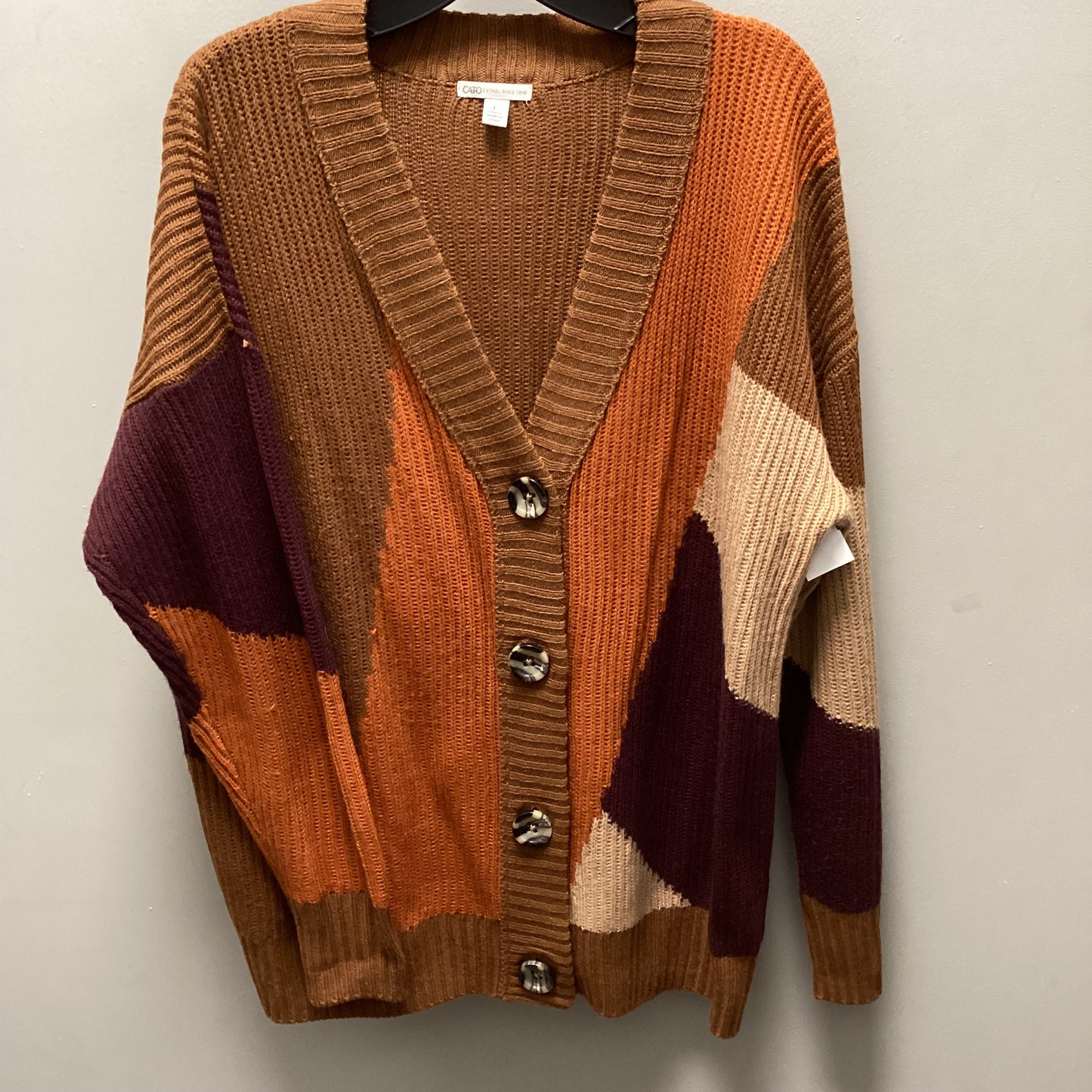 Cardigan By Cato In Brown, Size: L