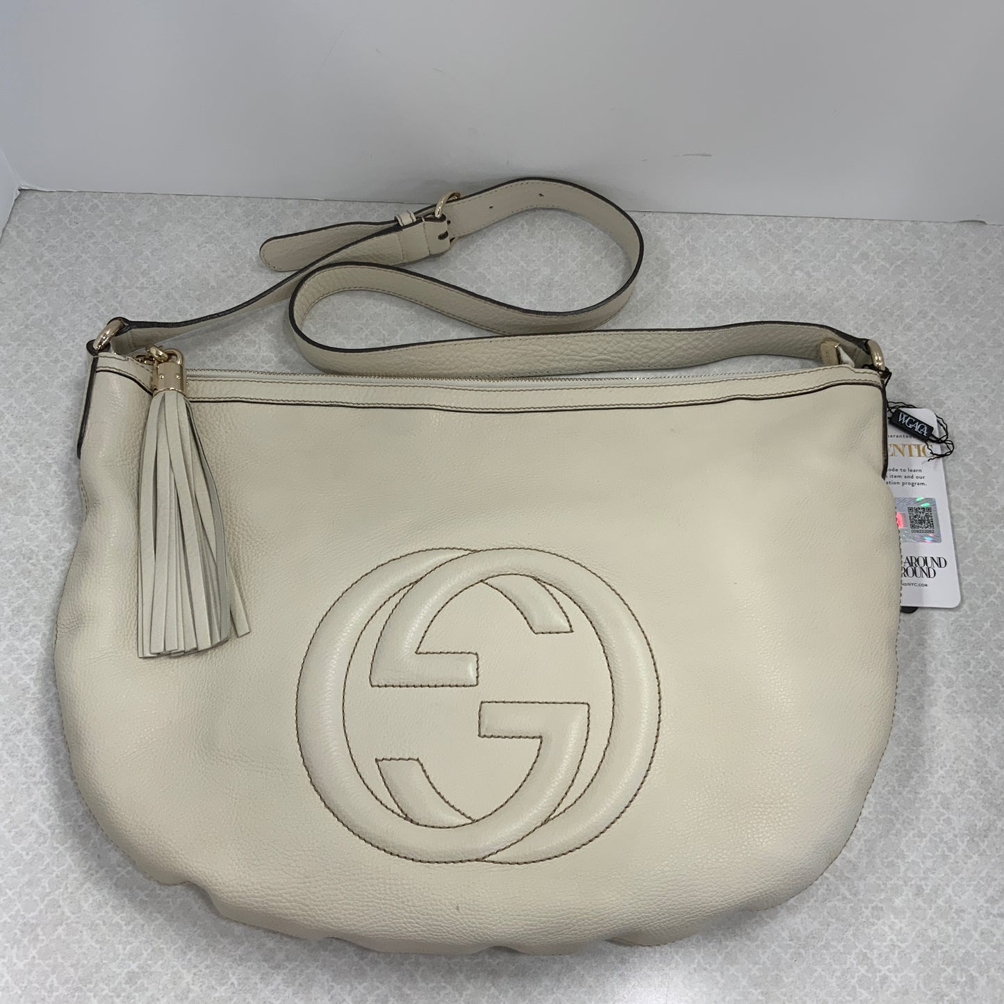 Handbag Luxury Designer By Gucci, Size: Large