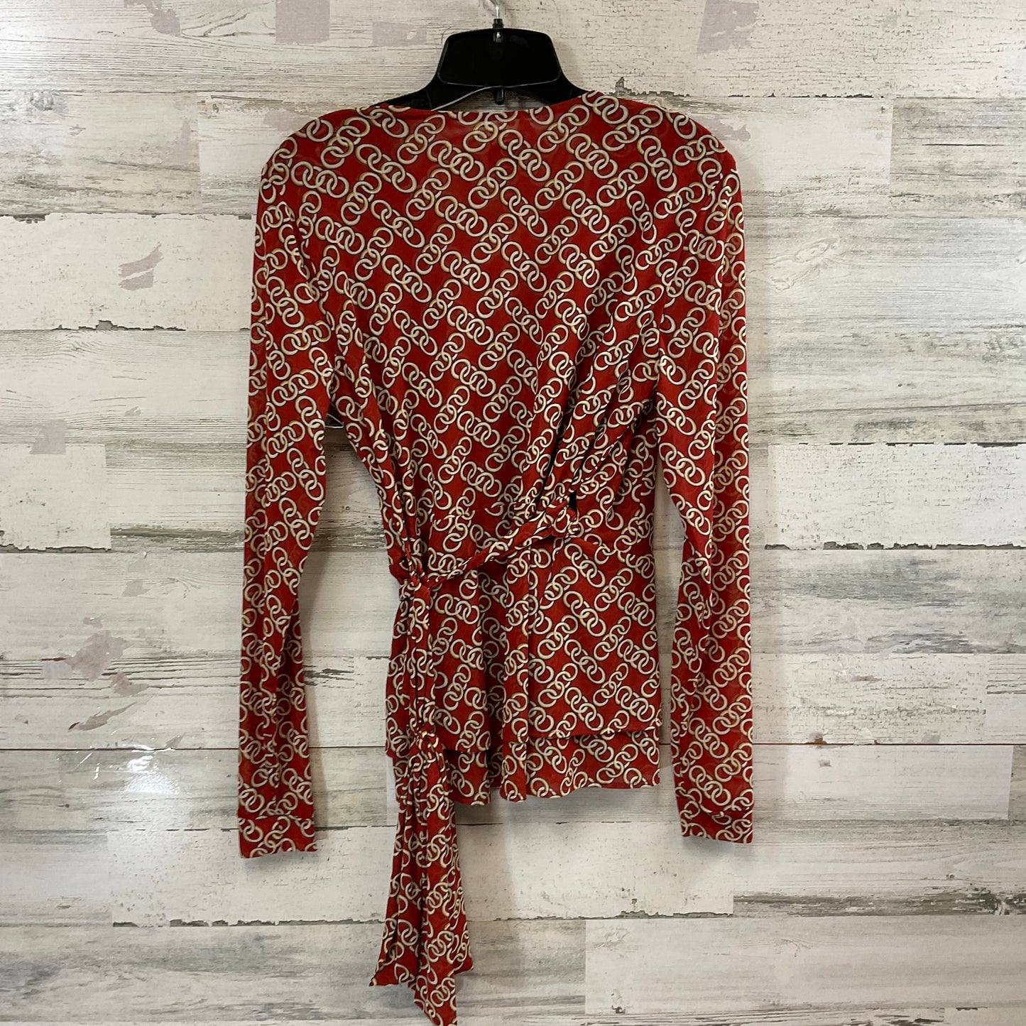 Top Long Sleeve By Cabi In Red, Size: S