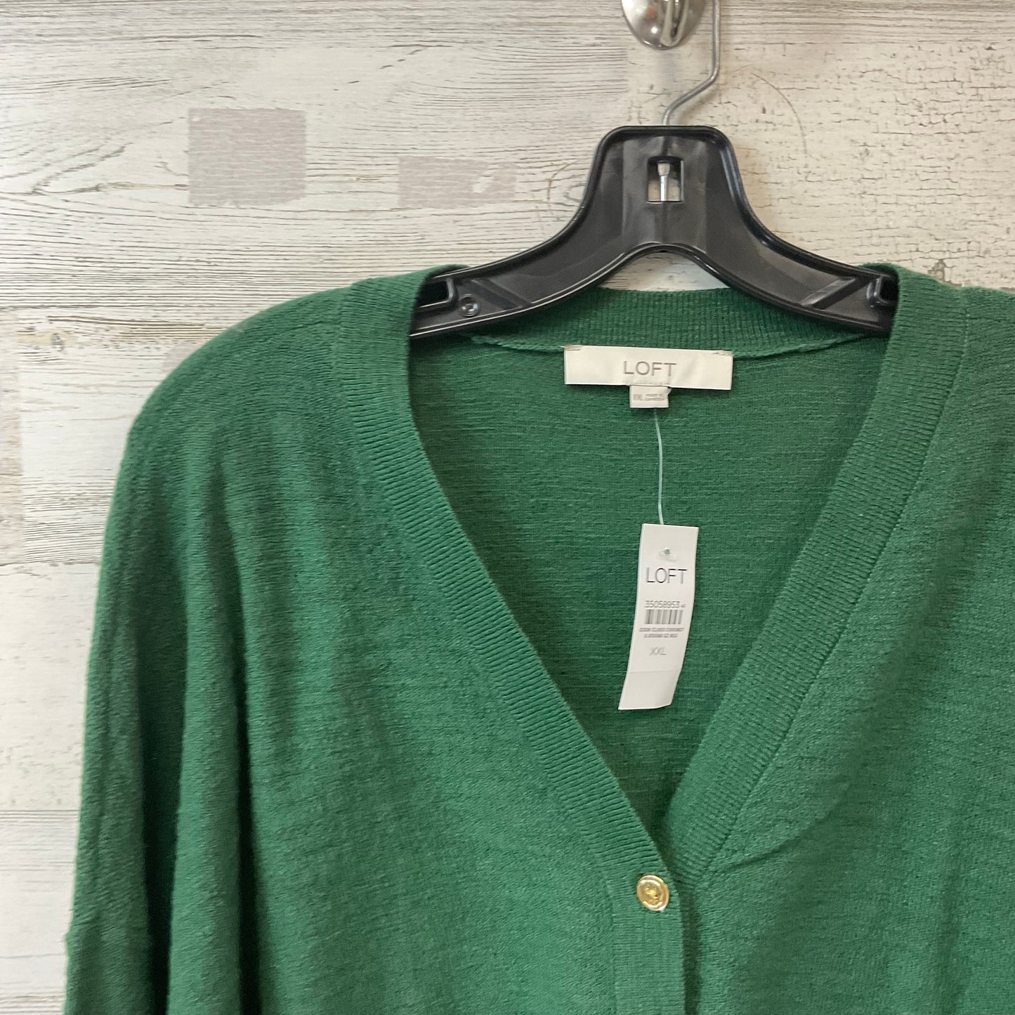 Sweater By Loft In Green, Size: Xxl