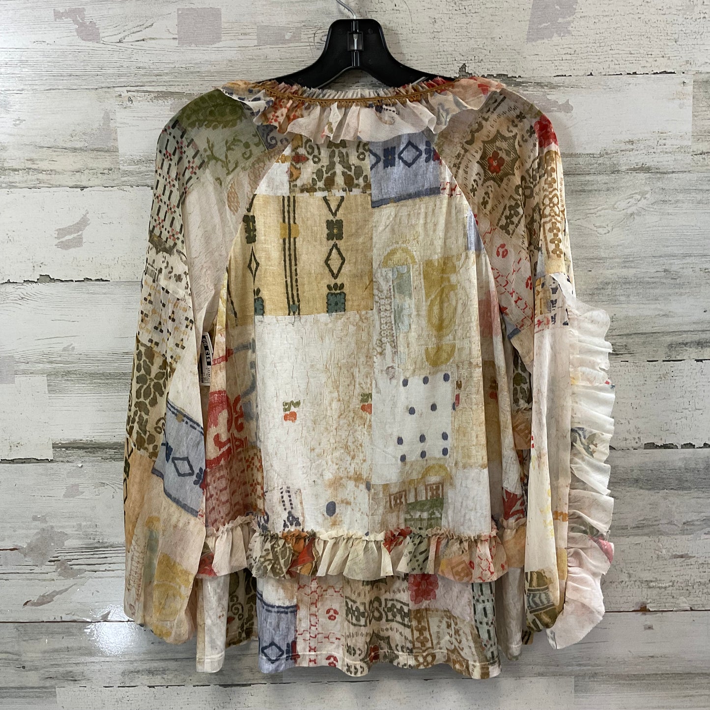 Top Long Sleeve By Tiny In Tan, Size: Petite   S