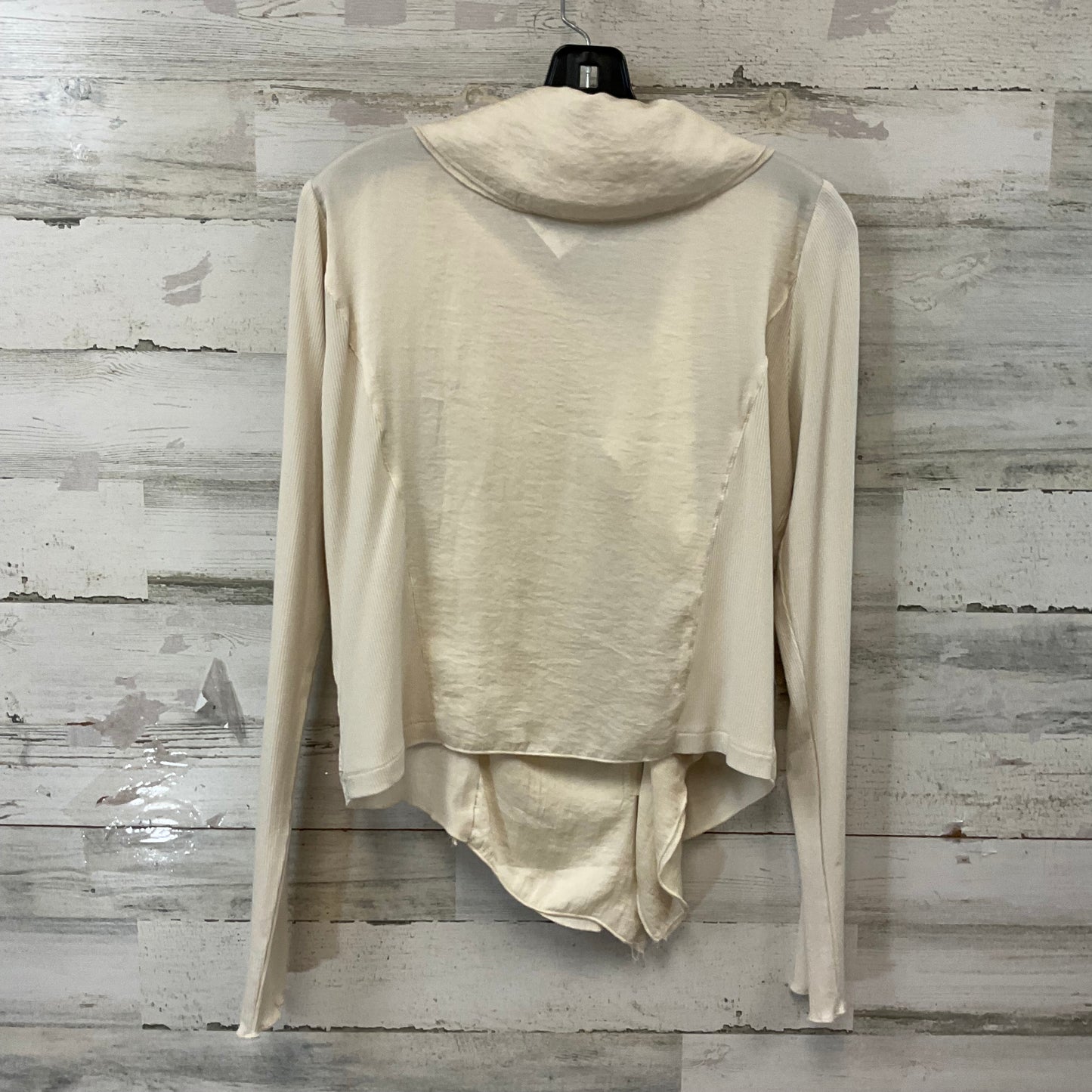 Jacket Shirt By Mystree In Cream, Size: L