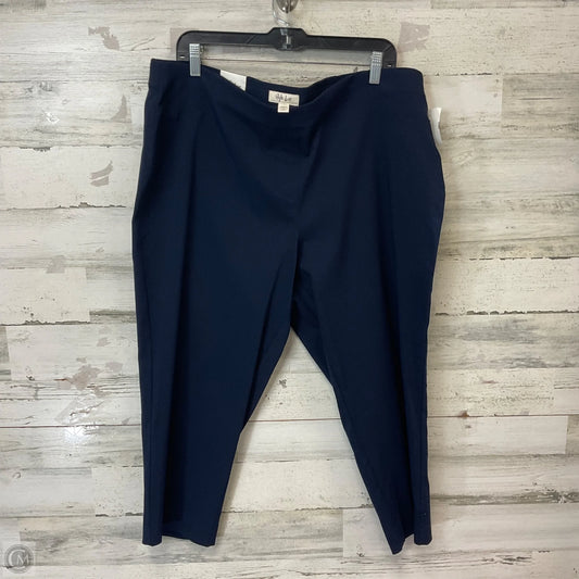 Capris By Style And Company In Navy, Size: 22