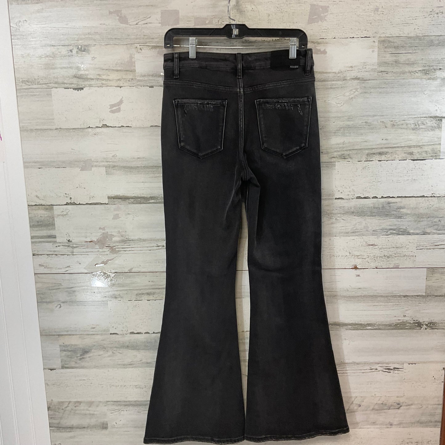 Jeans Flared By Risen In Black Denim, Size: 8