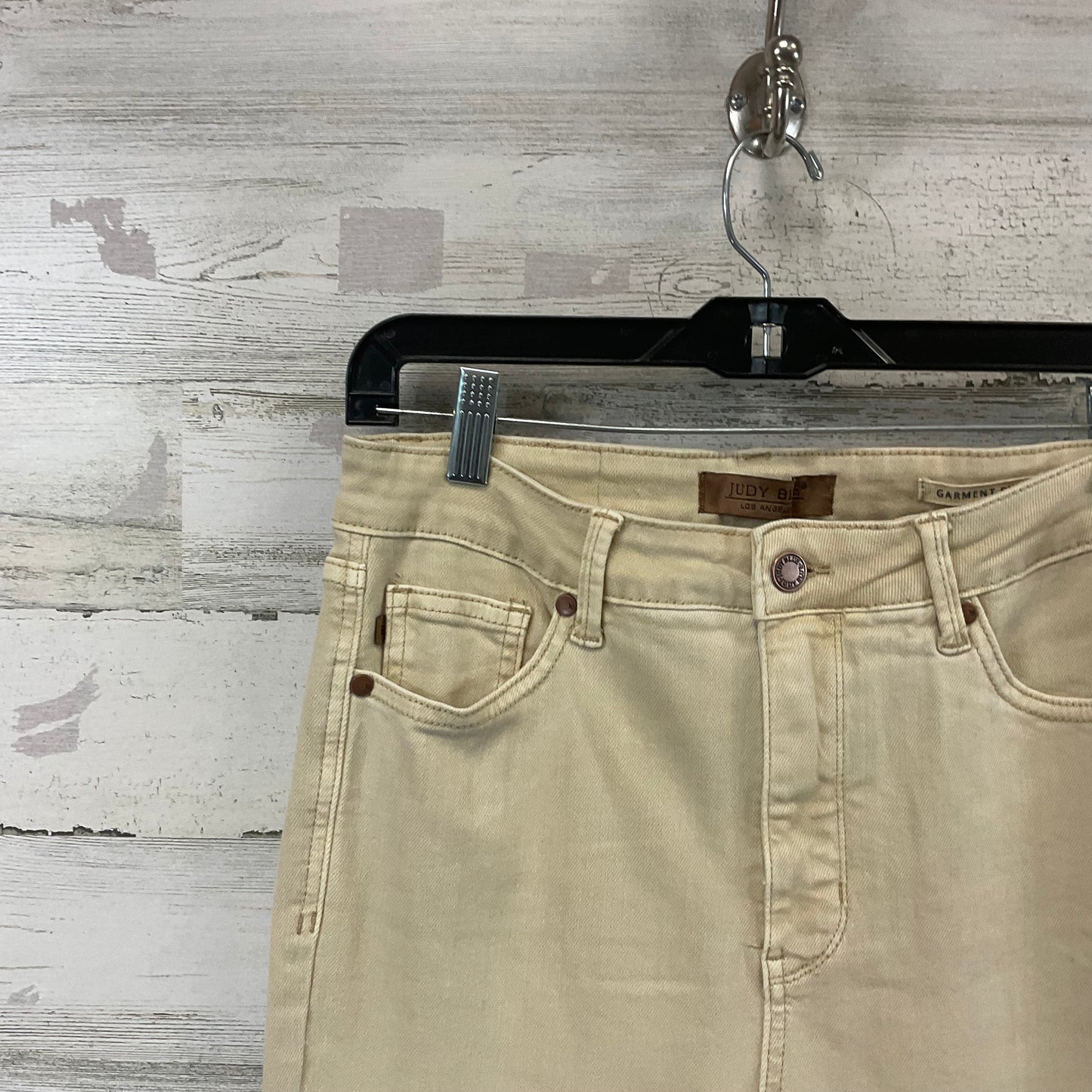 Jeans Skinny By Judy Blue In Tan Denim, Size: 8