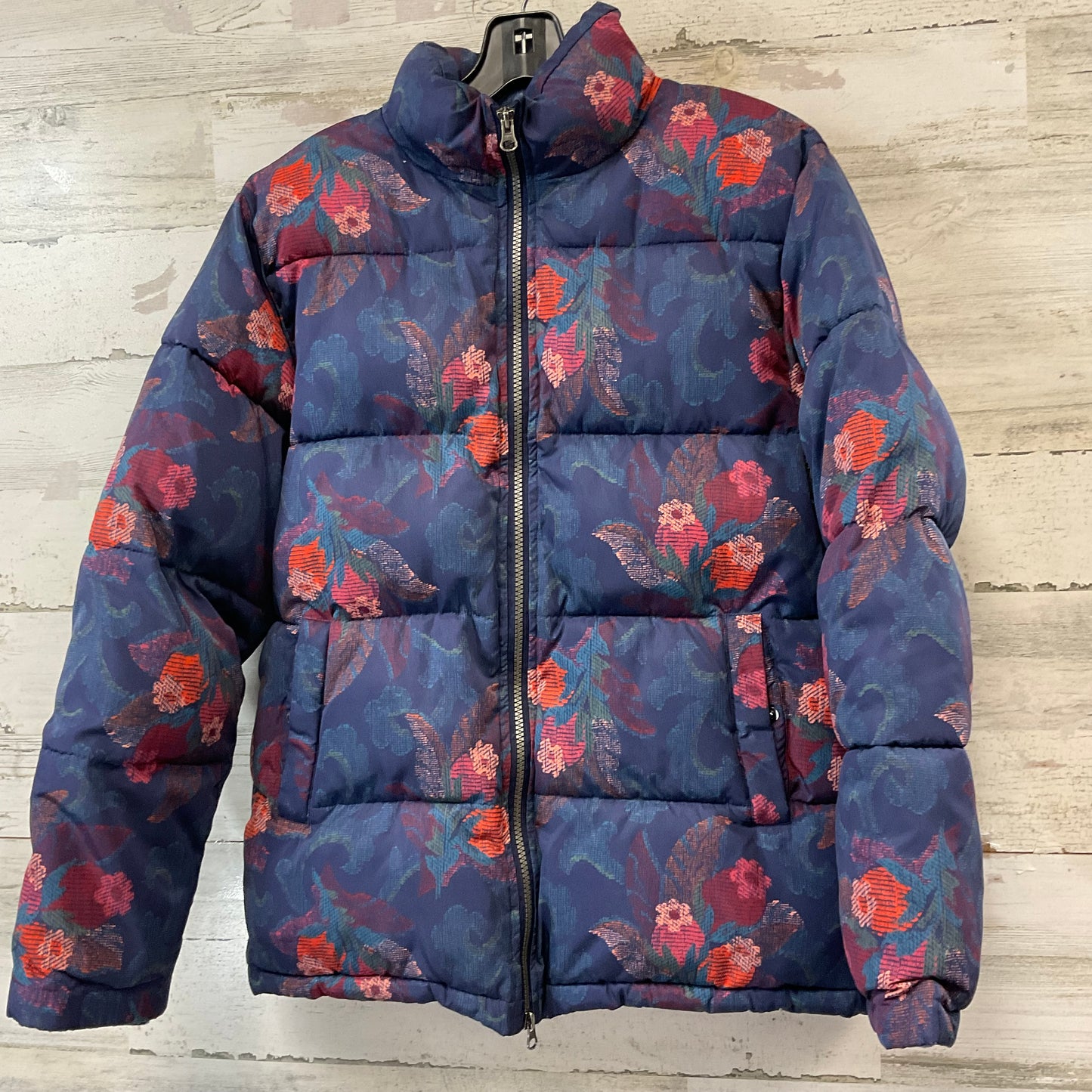 Jacket Puffer & Quilted By Sundance In Blue, Size: S