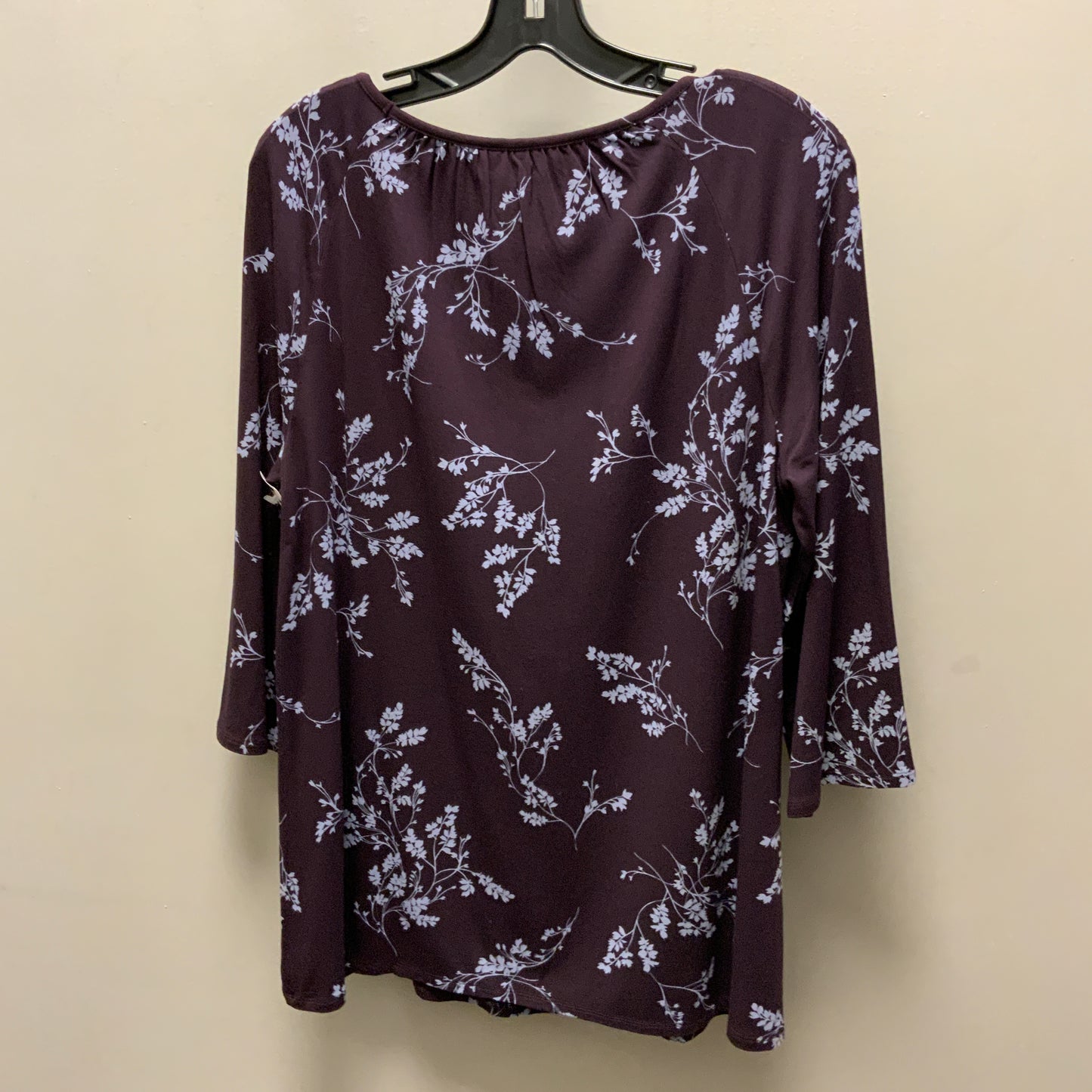 Top 3/4 Sleeve By J. Jill In Purple, Size: Mp