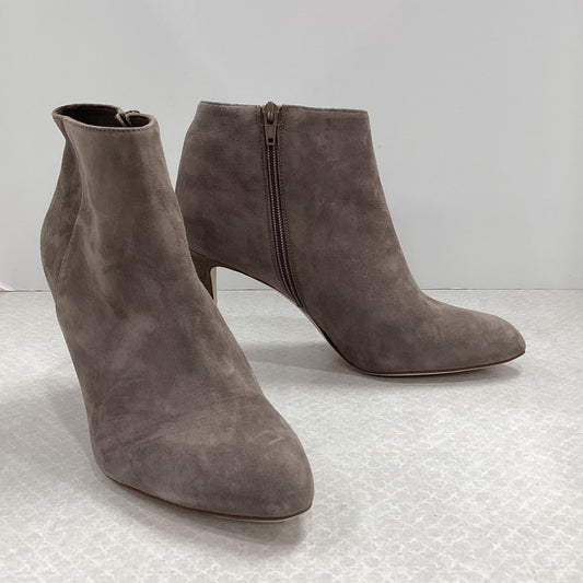 Boots Ankle Heels By J. Crew In Grey, Size: 8.5