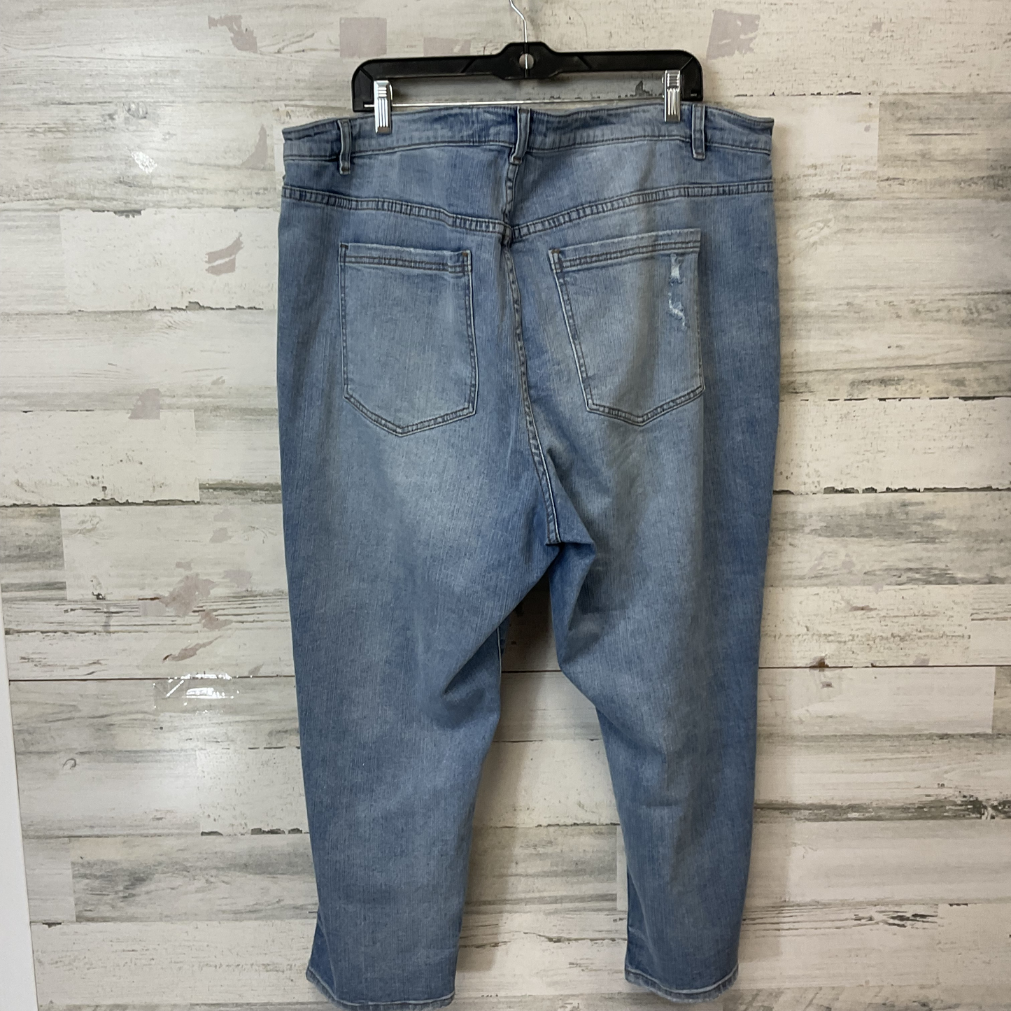 Jeans Cropped By Eloquii In Blue Denim, Size: 20