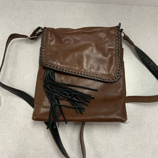 Handbag Leather By Clothes Mentor, Size: Medium