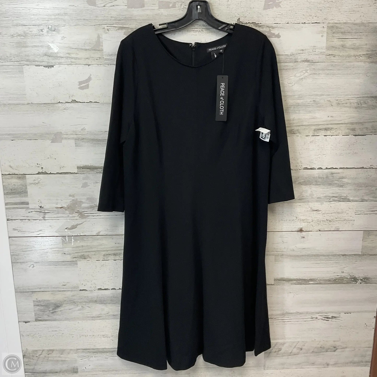 Dress Work By PEACE OF CLOTH In Black, Size: L
