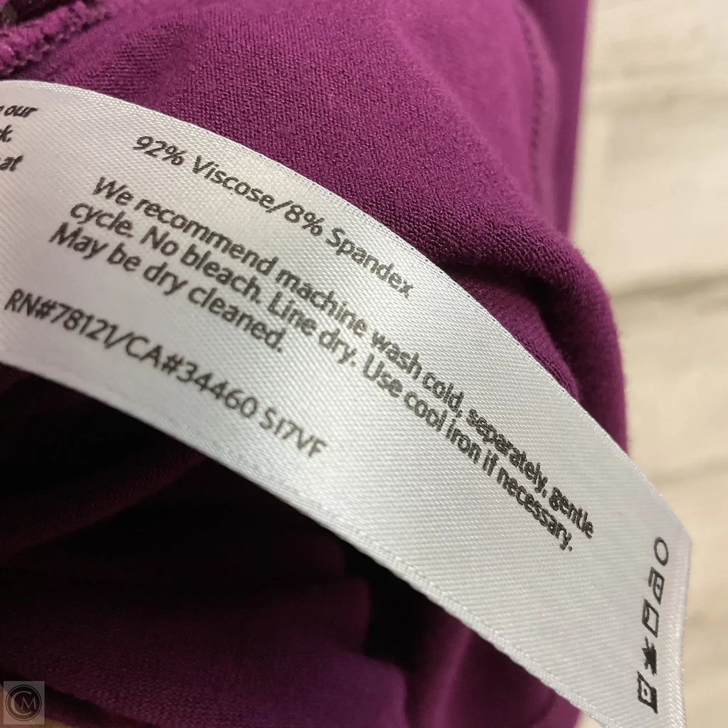 Dress Casual Short By Eileen Fisher In Purple, Size: M