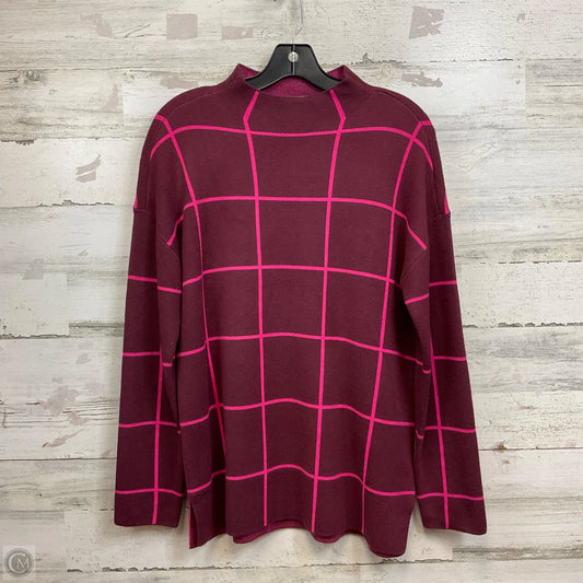 Sweater By Loft In Maroon, Size: M