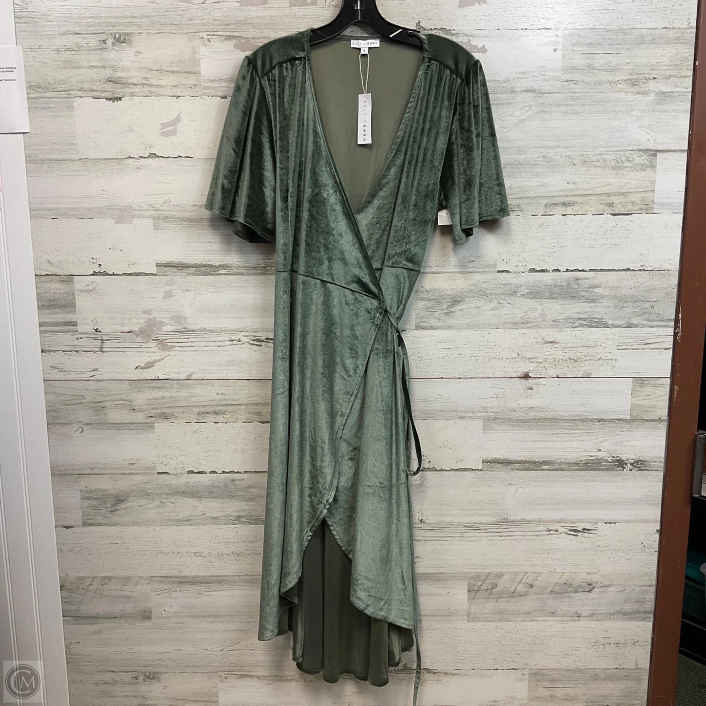 Dress Casual Midi By Baltic Born In Green, Size: L