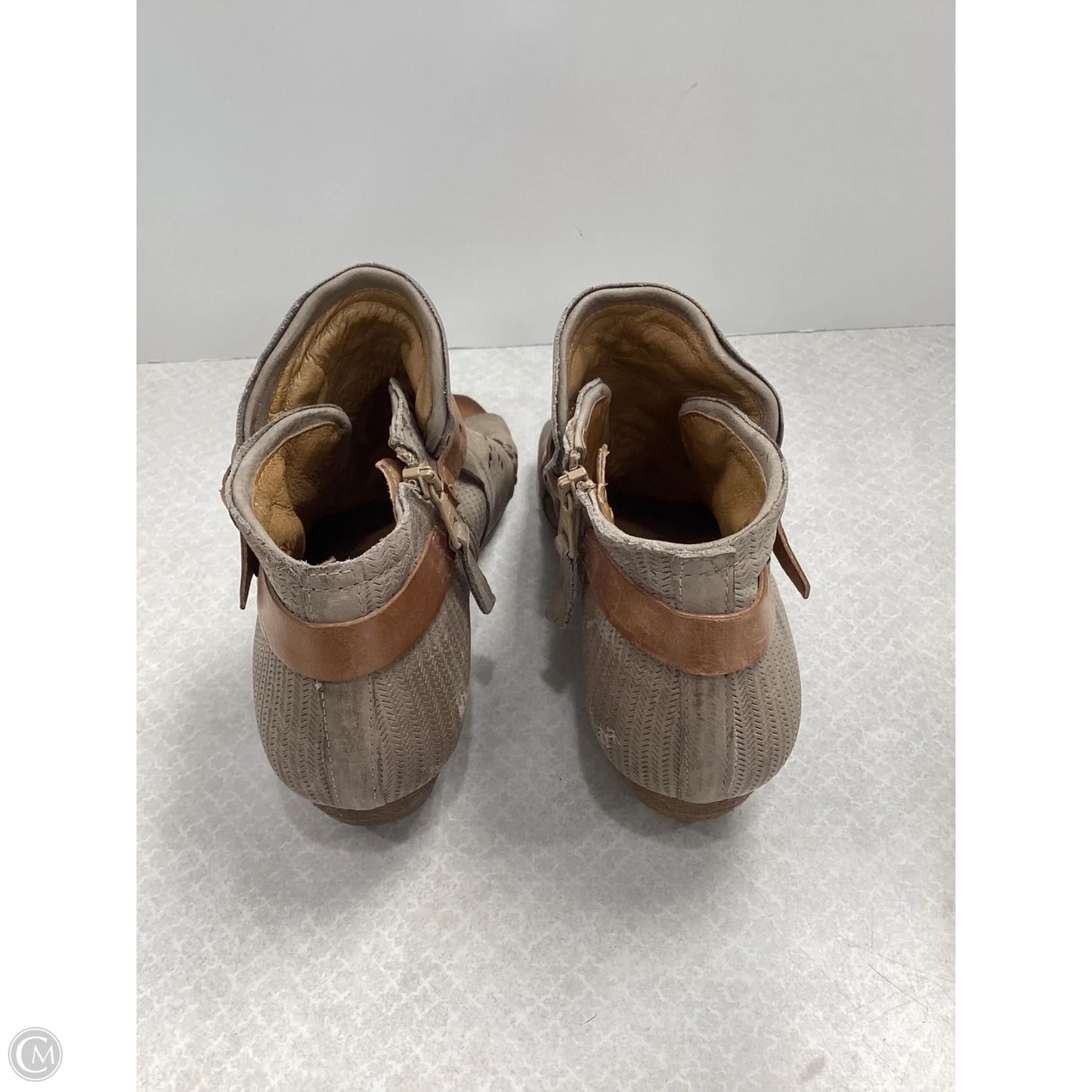 Shoes Heels Block By Miz Mooz In Taupe, Size: 7.5