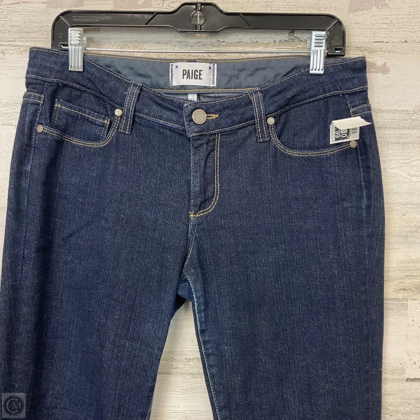 Jeans Skinny By Paige In Blue Denim, Size: 4