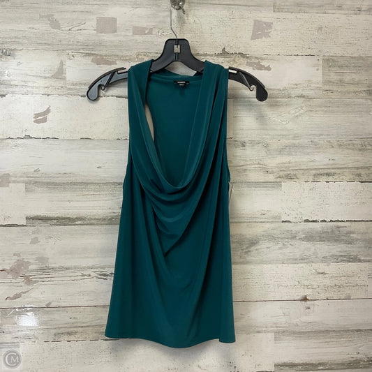 Top Sleeveless By Express In Teal, Size: M