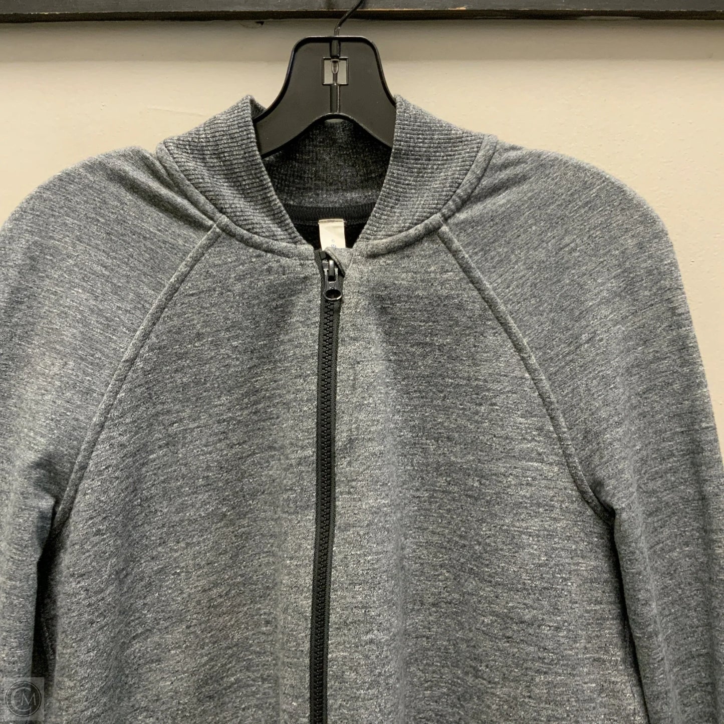 Athletic Jacket By Lululemon In Grey, Size: S