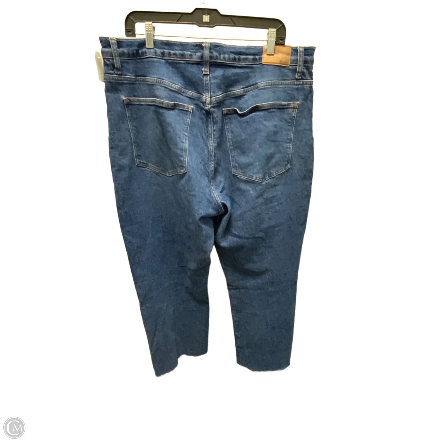 Jeans Straight By Madewell In Blue Denim, Size: 16