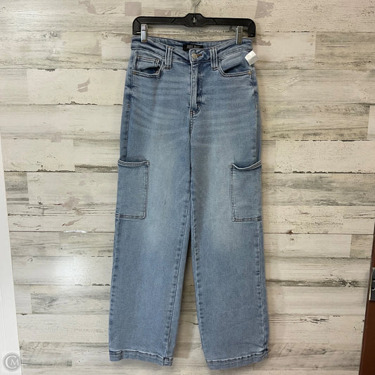 Jeans Straight By Judy Blue In Blue Denim, Size: 4