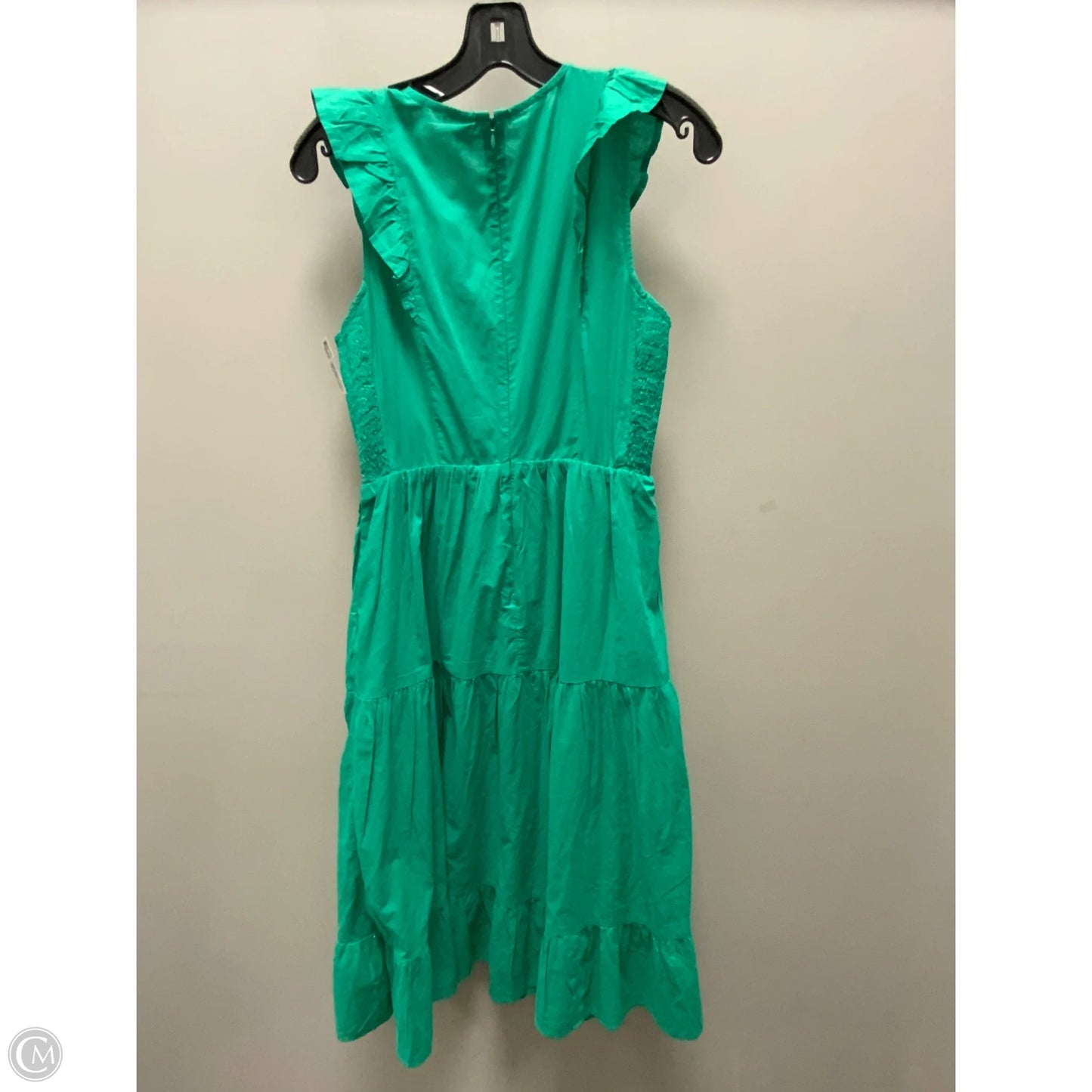 Dress Casual Midi By J. Crew In Green, Size: Xs
