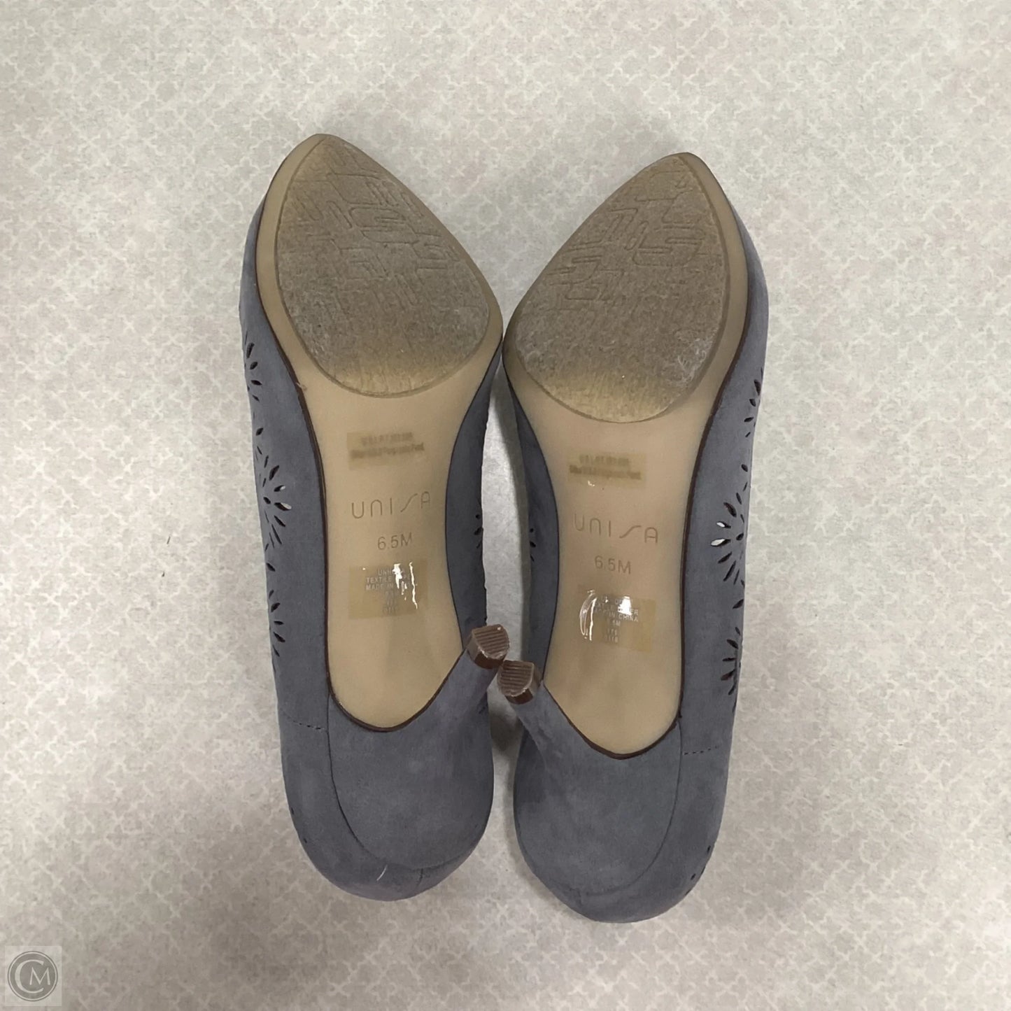 Shoes Heels Stiletto By Unisa In Grey, Size: 6.5