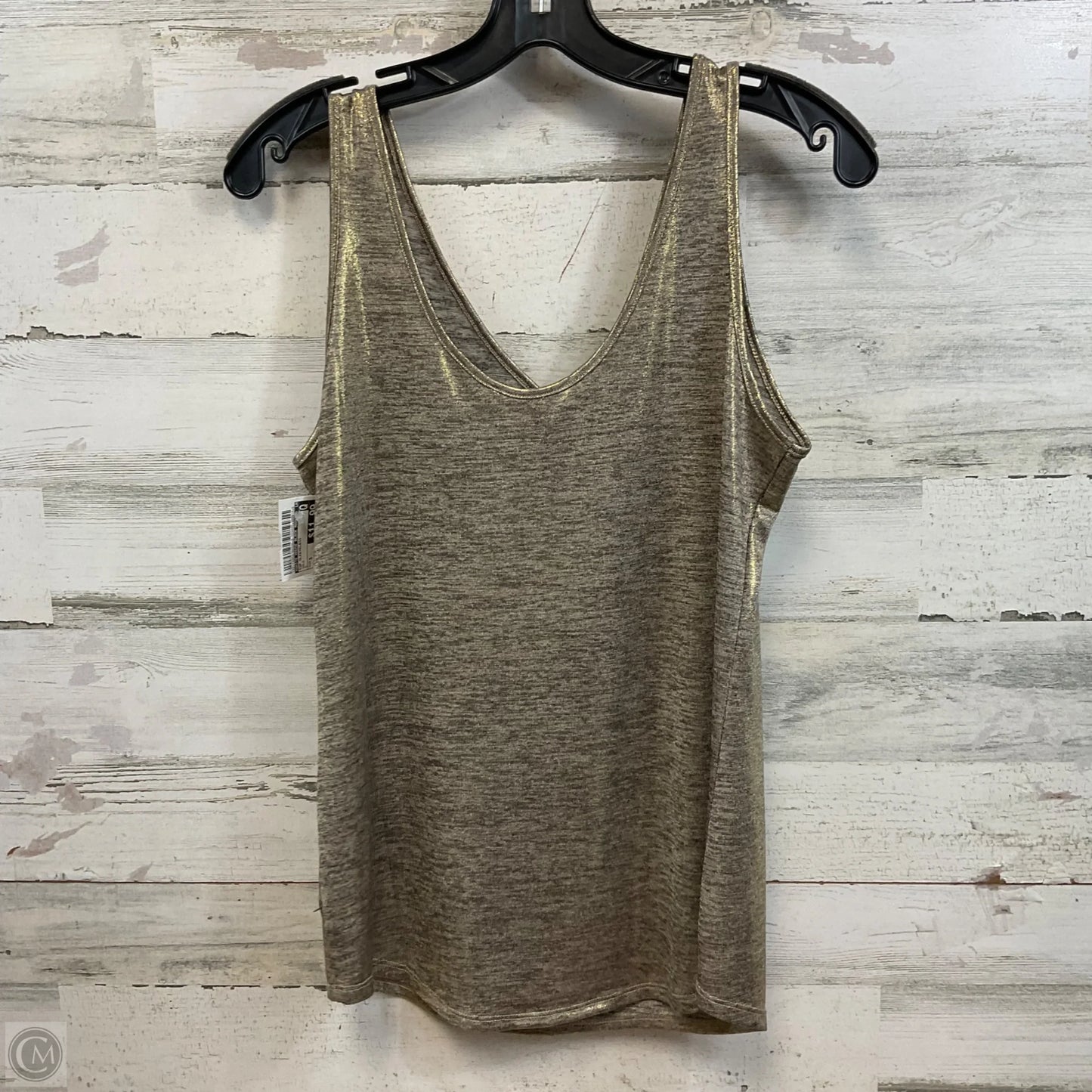 Top Sleeveless By White House Black Market In Gold, Size: S