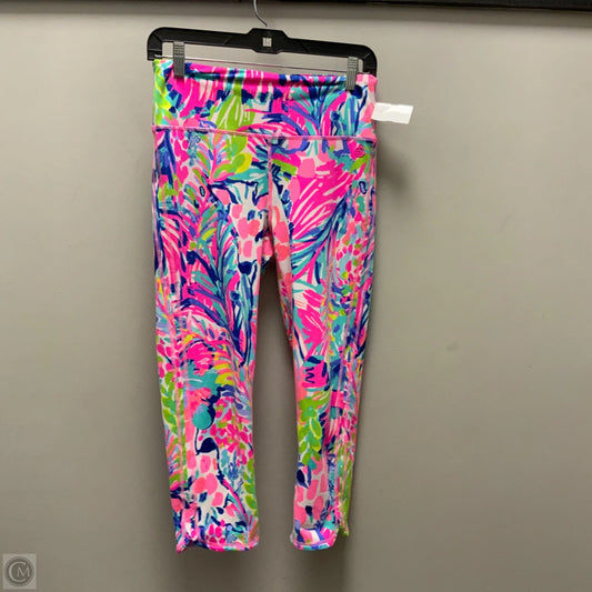 Athletic Leggings Capris By Lilly Pulitzer In Pink, Size: M