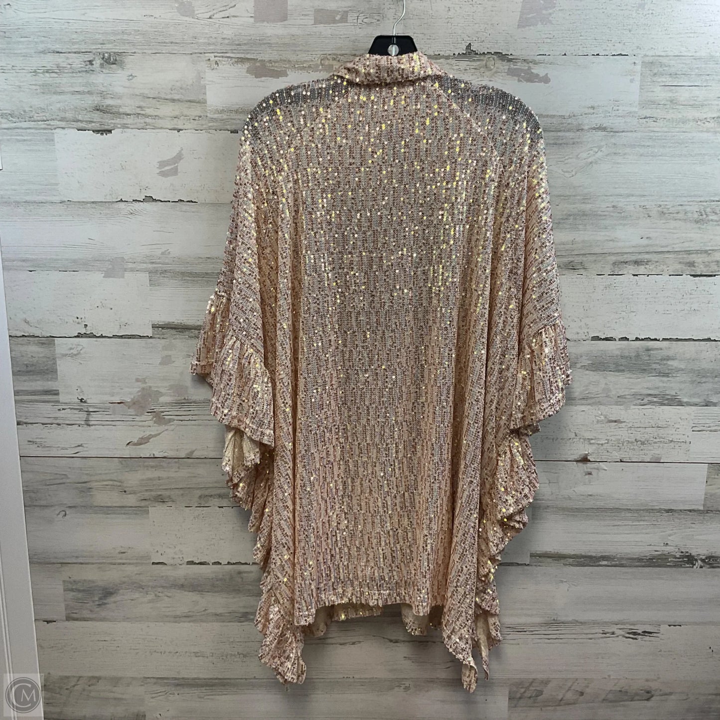 Blouse Short Sleeve By Fantastic Fawn In Pink, Size: L