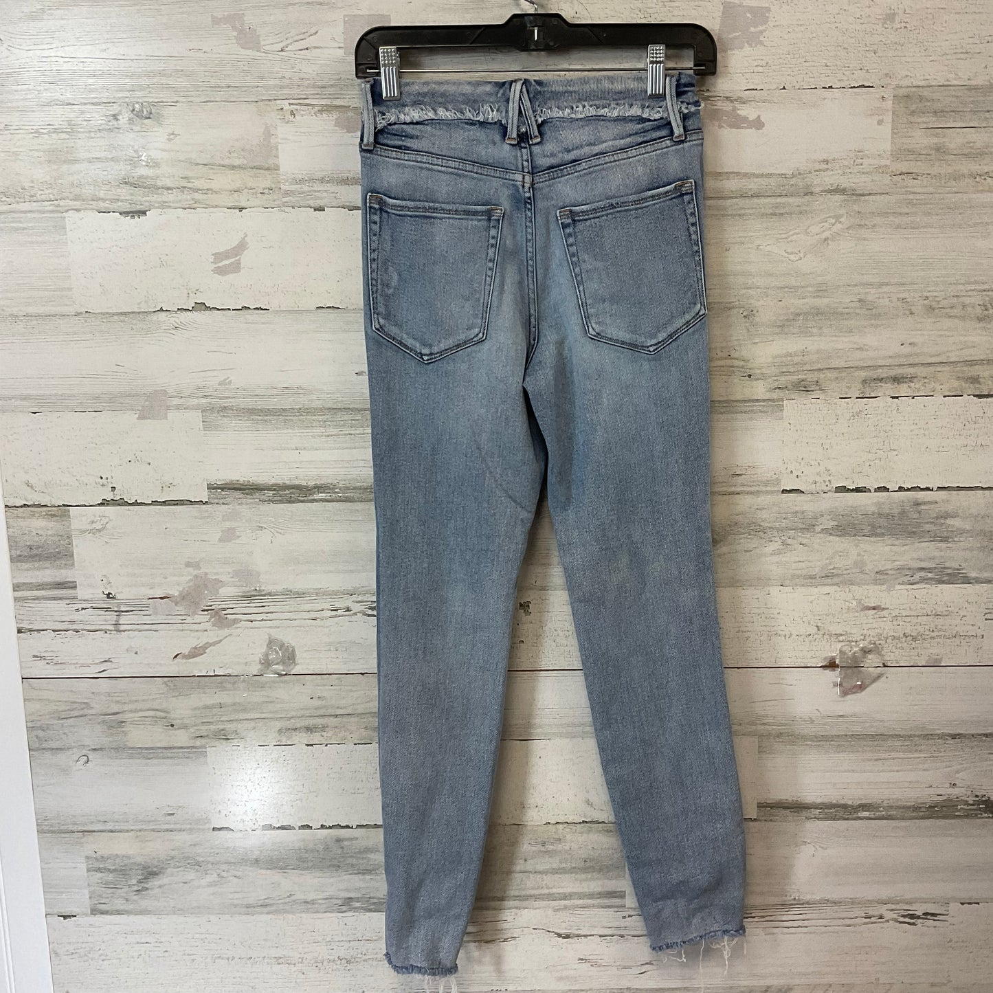 Jeans Skinny By Good American In Blue, Size: 4