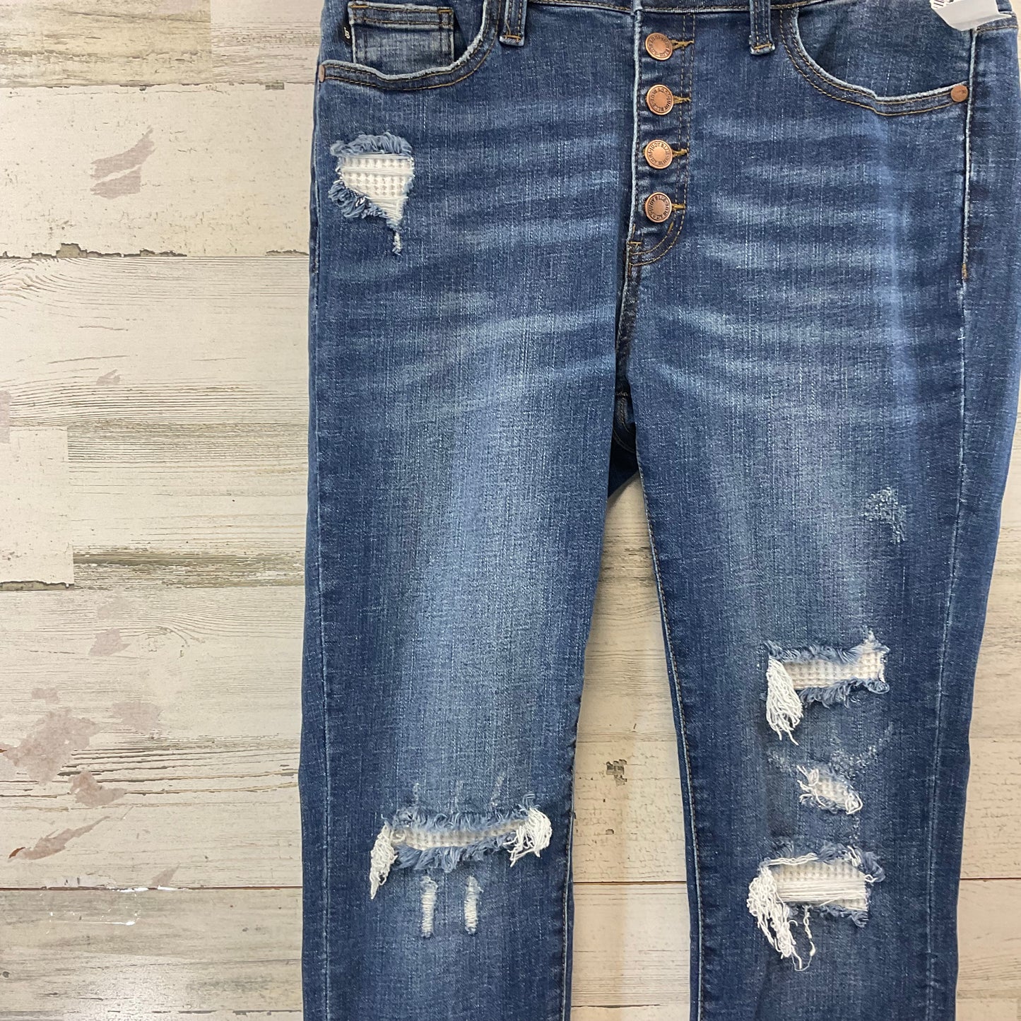 Jeans Skinny By Judy Blue In Blue, Size: 8