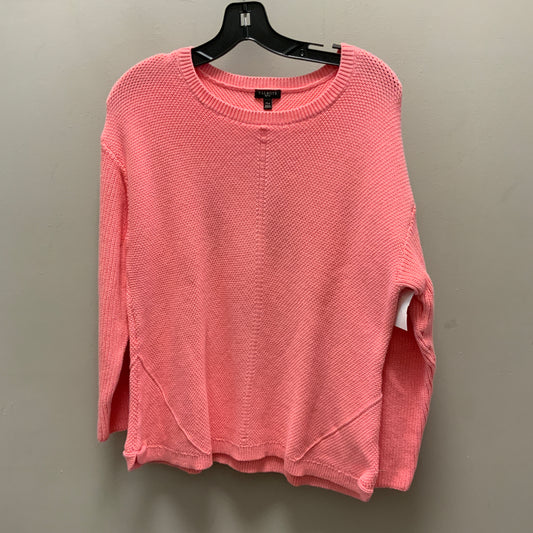 Sweater By Talbots In Coral, Size: Xlp