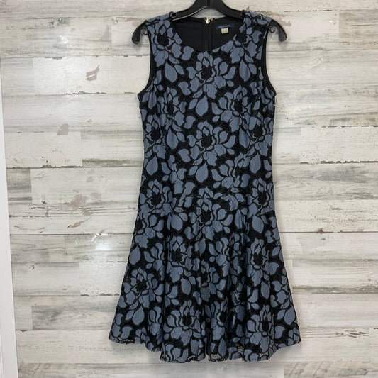 Dress Party Short By Tommy Hilfiger In Black & Blue, Size: 6