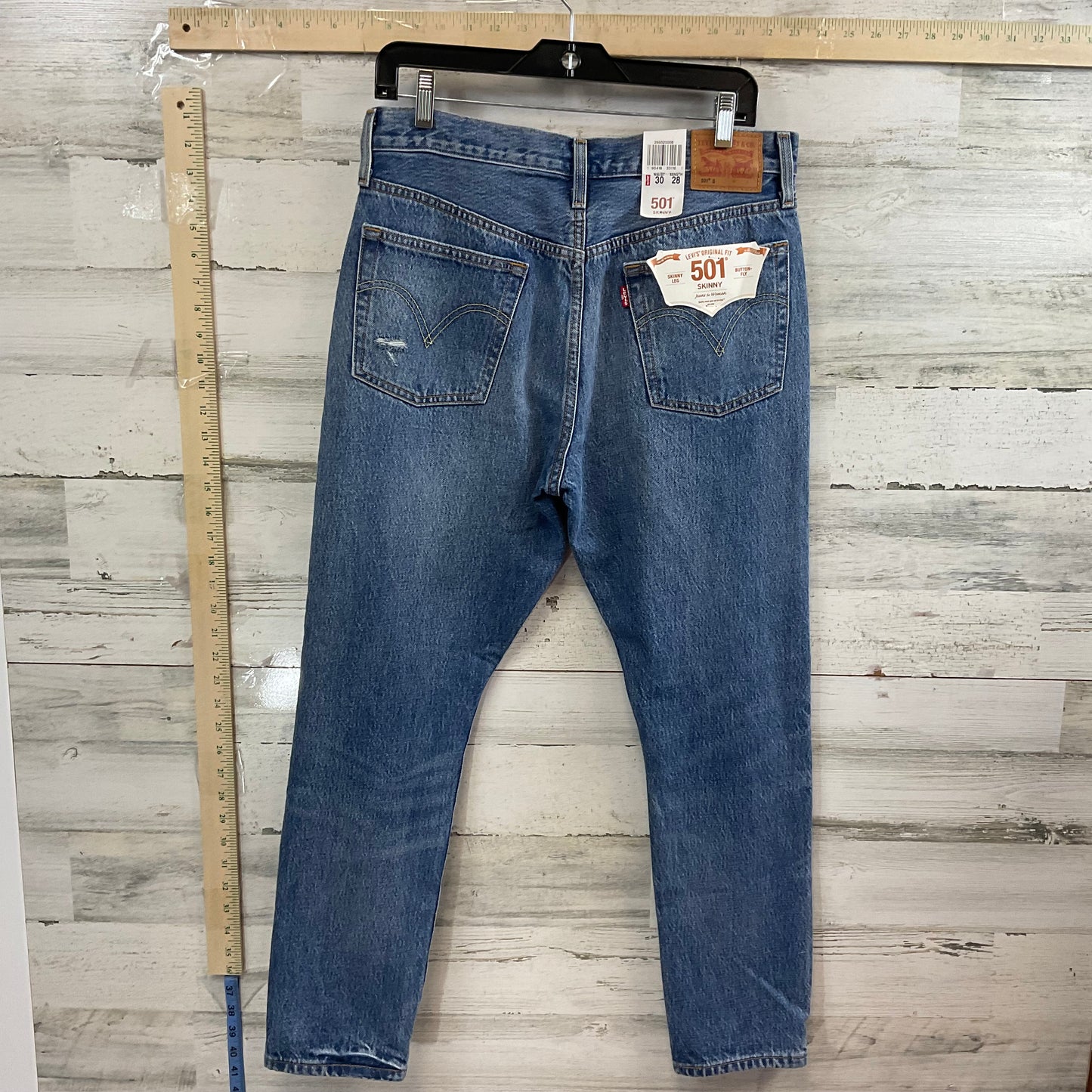 Denim Blue Jeans Skinny Levis, Size 10