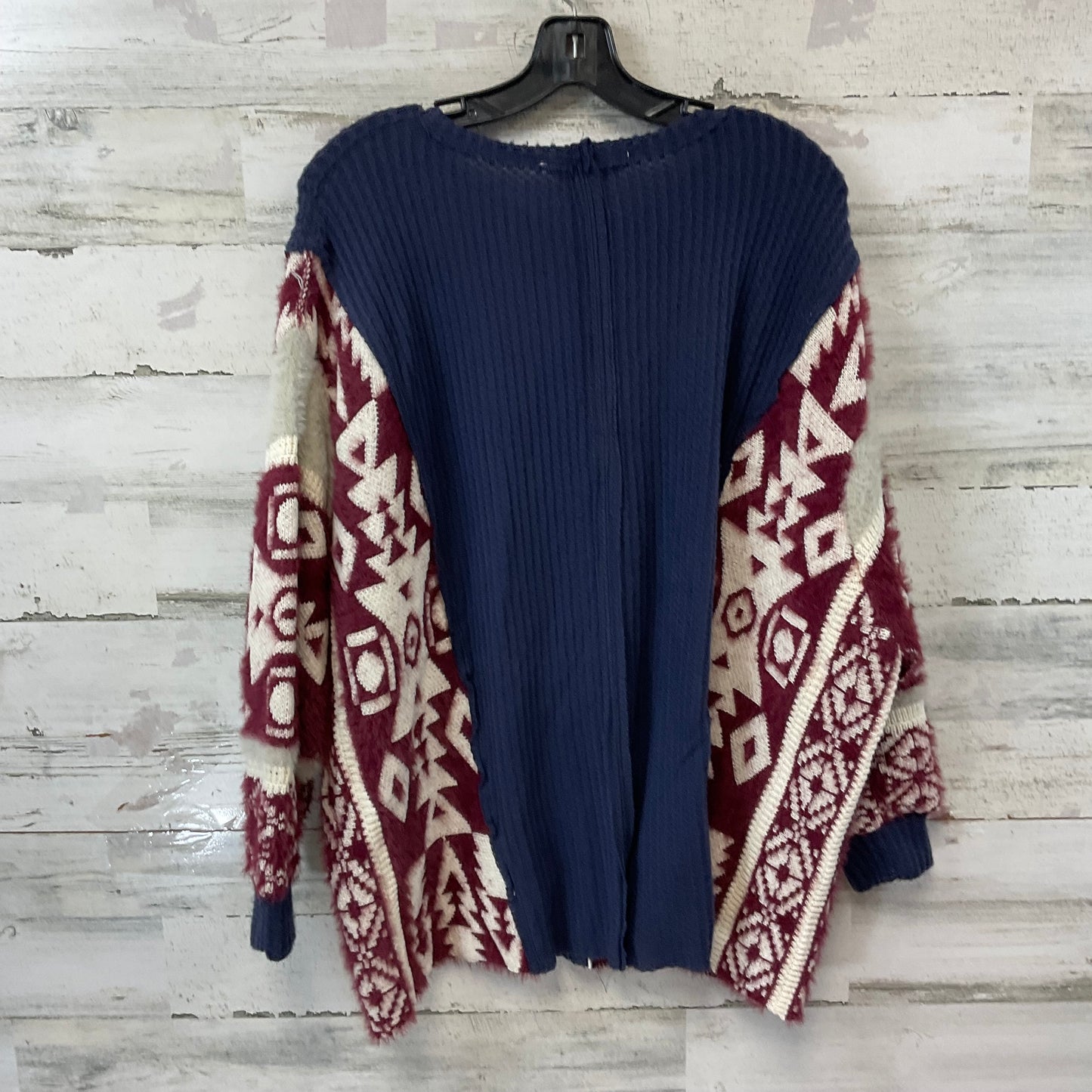 Sweater By Davi & Dani In Blue & Red, Size: M