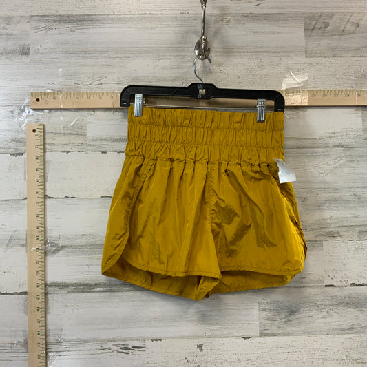 Yellow Athletic Shorts Free People, Size M