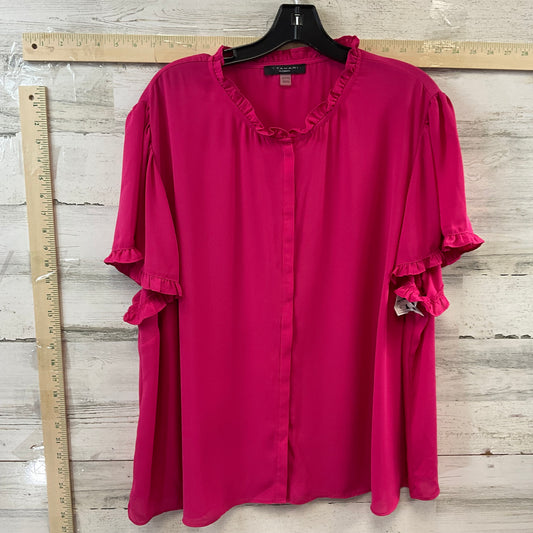 Blouse Short Sleeve By T Tahari  Size: 3x