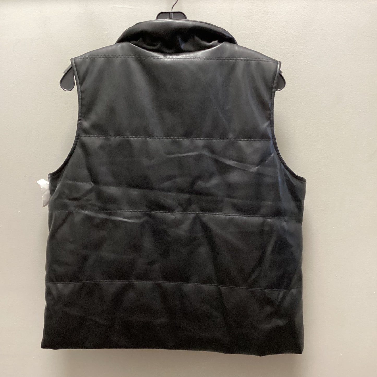 Vest Puffer & Quilted By Thread And Supply In Black, Size: M