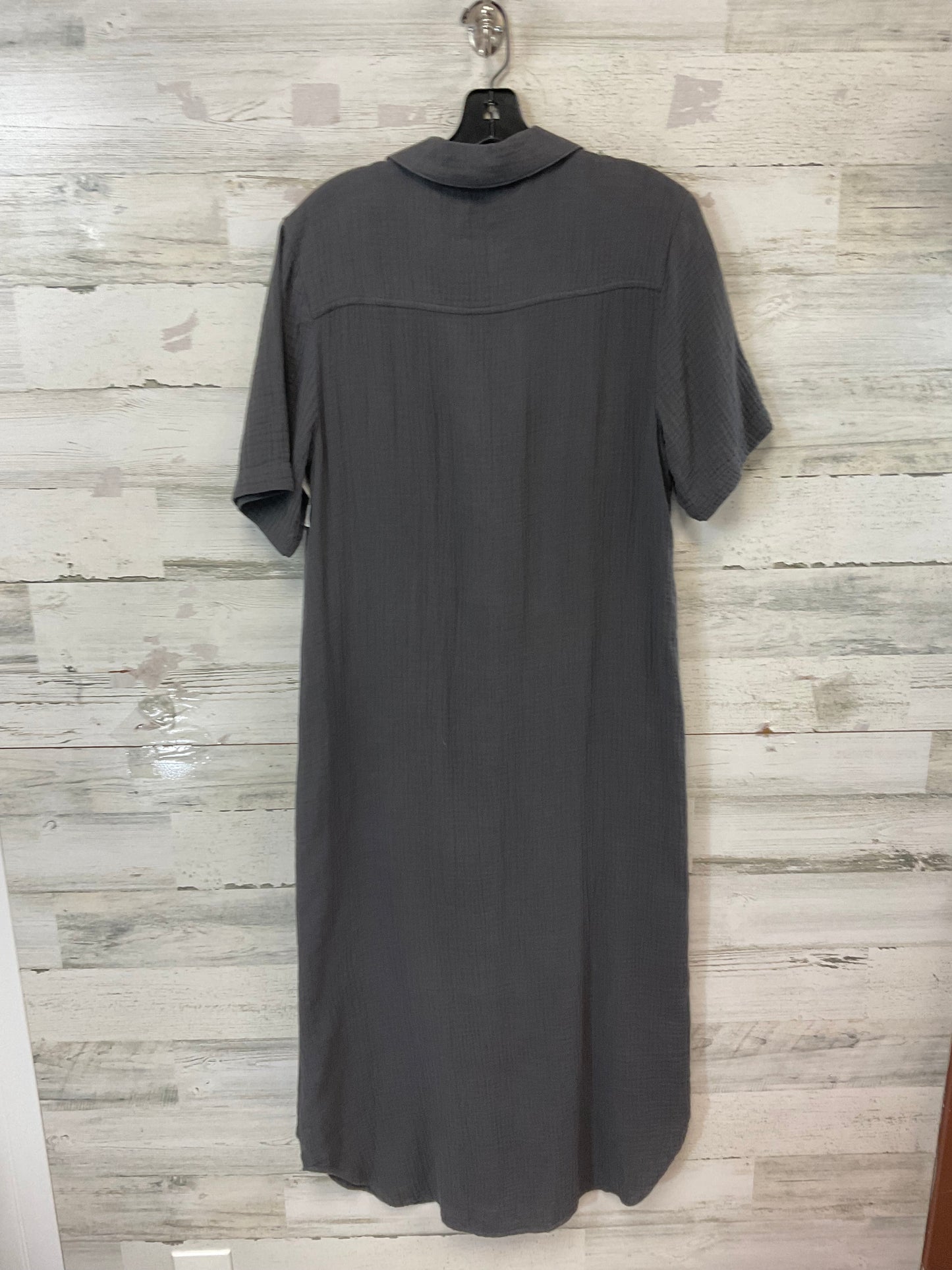 Dress Casual Maxi By Faherty In Grey, Size: S