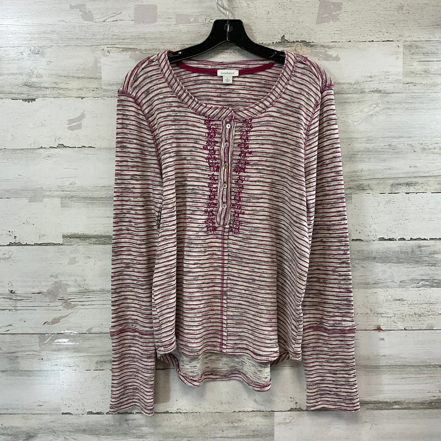 Top Long Sleeve By Sundance In Purple, Size: L