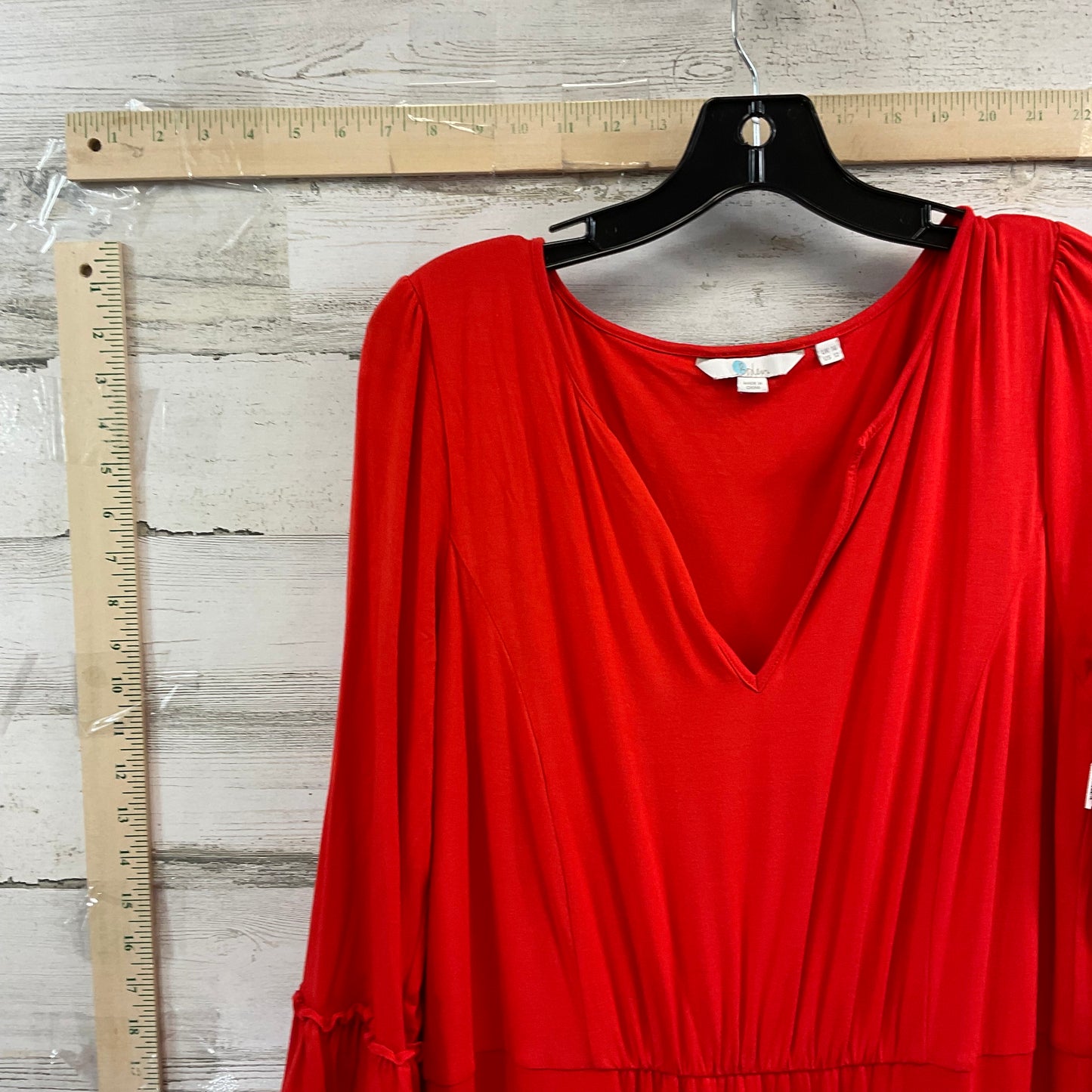 Red Dress Casual Midi Boden, Size L