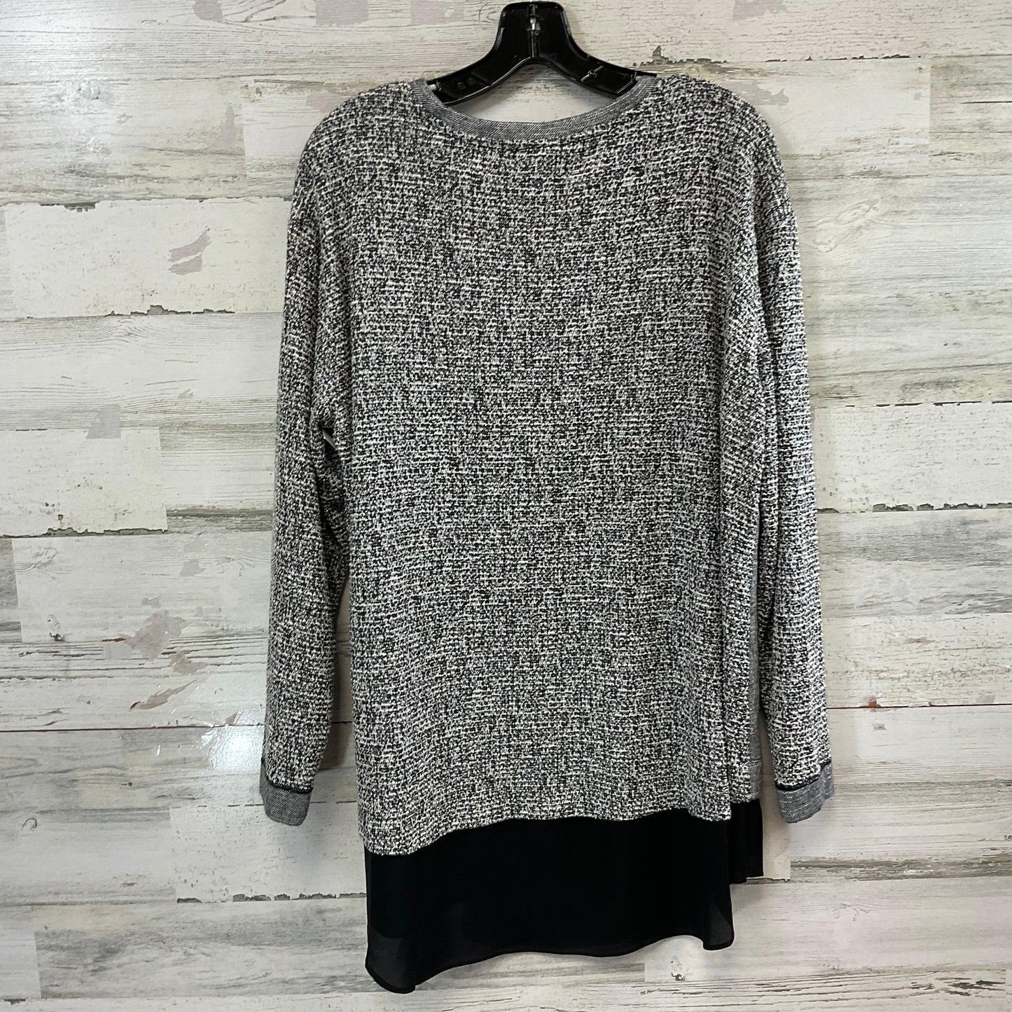 Top Long Sleeve By Two By Vince Camuto In Black, Size: 1x