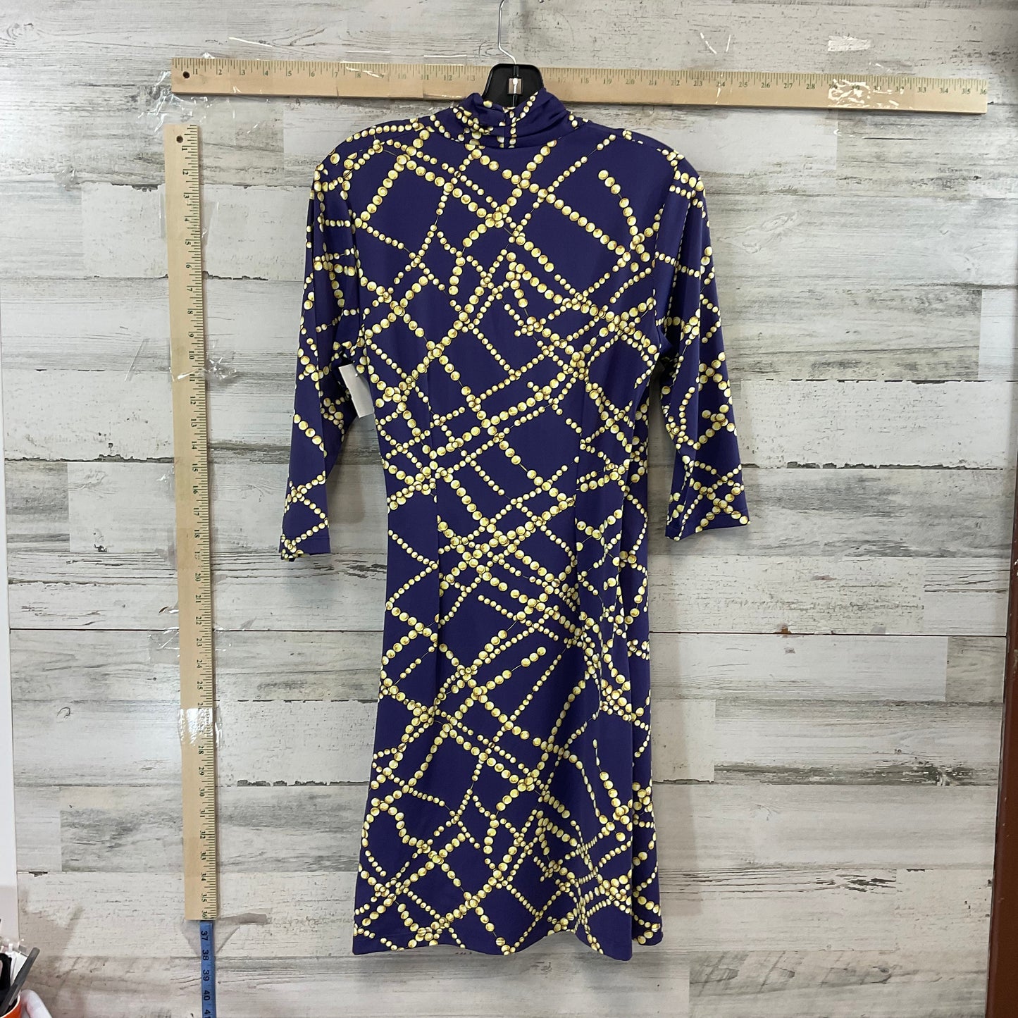 Purple & Yellow Dress Work J Mclaughlin, Size S