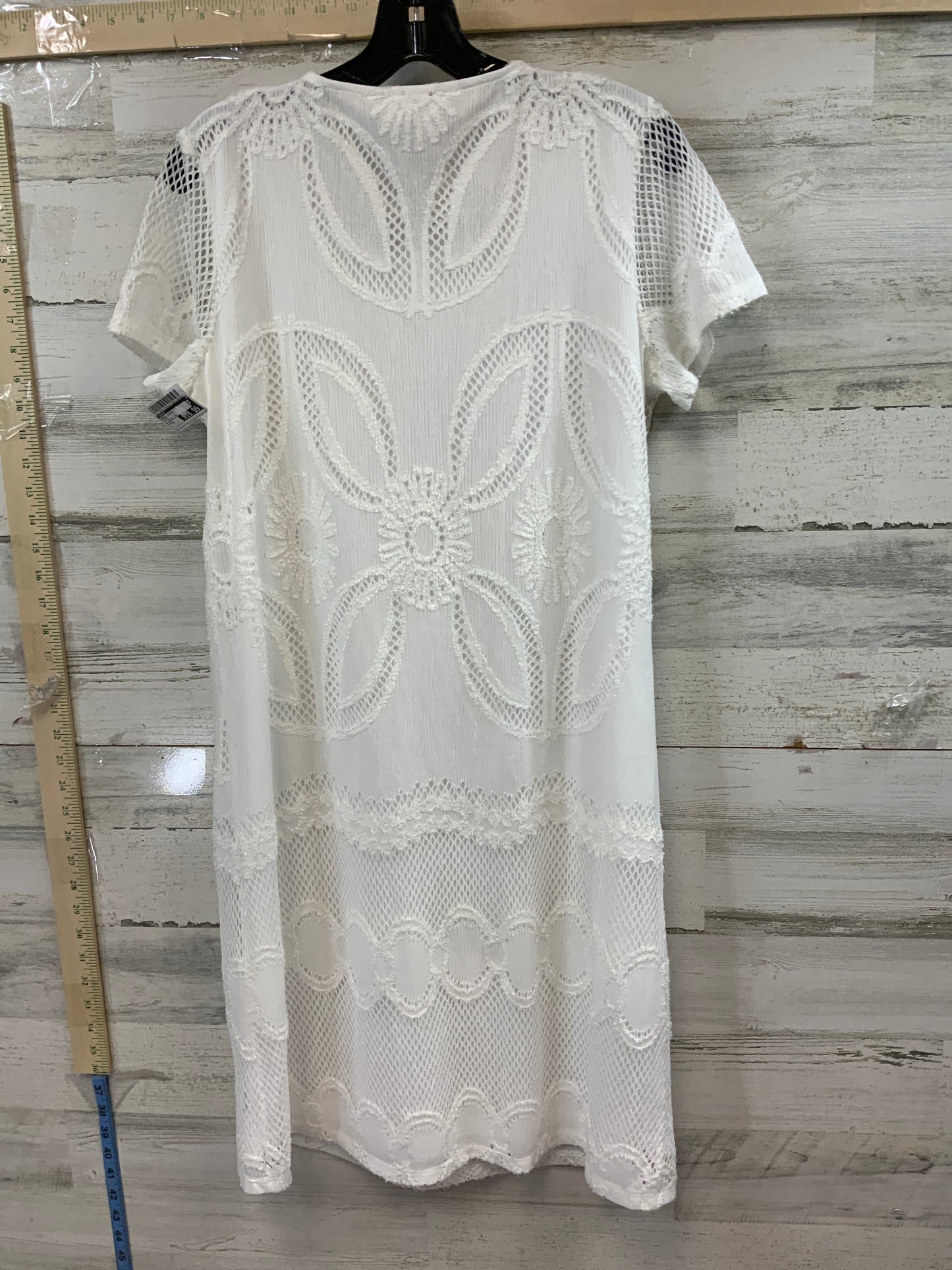 White Dress Casual Midi Chicos, Size M