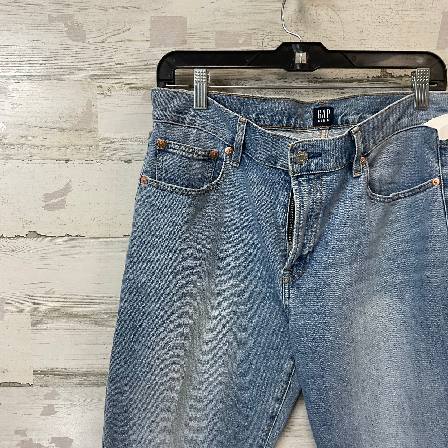 Jeans Boyfriend By Gap In Blue Denim, Size: 8